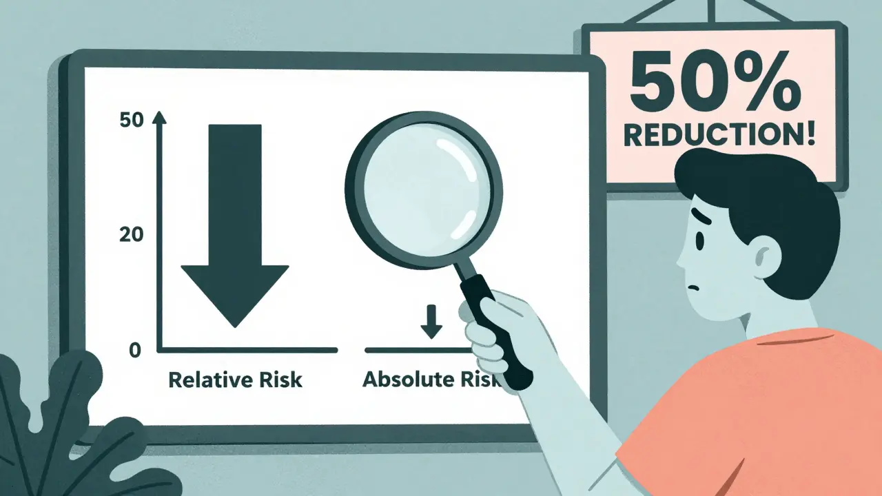 Absolute Risk vs Relative Risk in Drug Side Effects: How to Interpret the Numbers