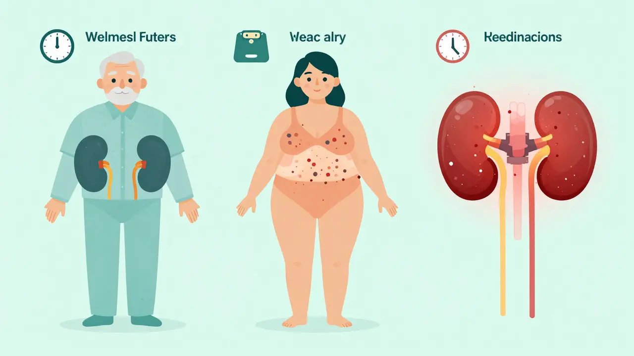 Medication Dosing Adjustments: How Age, Weight, and Kidney Function Change Your Prescription