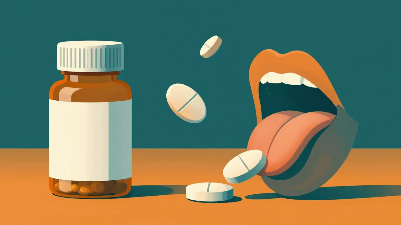 Different types of generic medication formulations including tablets and chewables