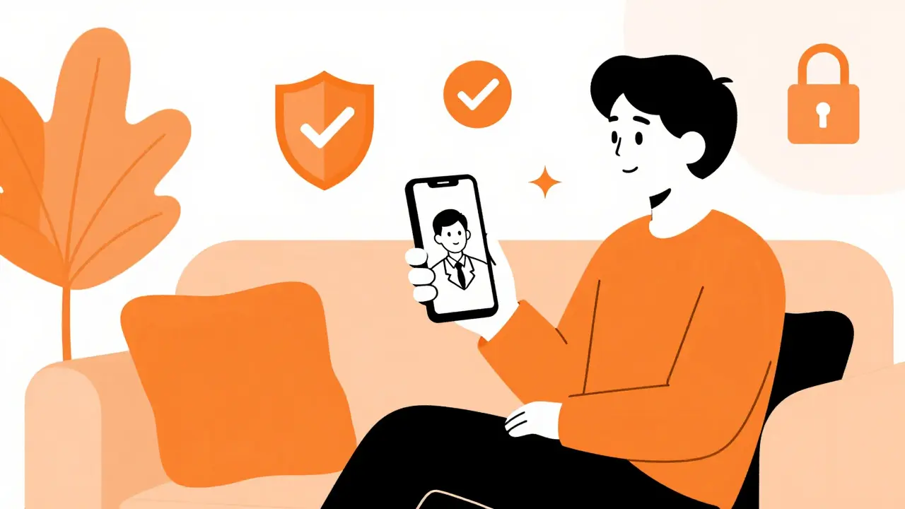 Duotone art of safe telehealth consultation via smartphone